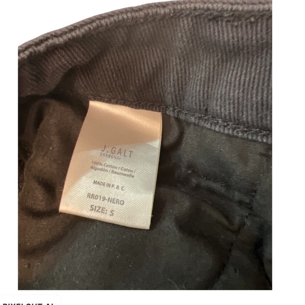J Galt Black Button Down Jean Skirt Size Small - Picture 2 of 6